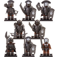 Chúa tể của những chiếc nhẫn, nhân vật Beastman Berserker KT1033, khối xây dựng câu đố người lính cổ xưa, mô hình nhỏ
