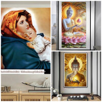 (chưa thêu, chưa khung)Tranh thêu kín mẫu mới