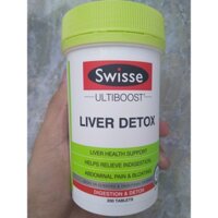 [Chuẩn air] Giải độc gan Swisse Ultiboost Liver Detox 200 viên Mẫu mới