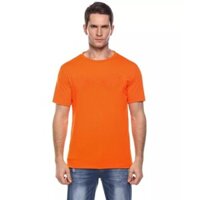 Chuẩn Áo thun nam cổ tròn trơn cam 3xl vải đẹp mịn kabuto chất lượng