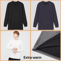 (chuẩn auth có bill) dòng extra warm áo giữ nhiệt nam heattech uniqlo cổ tròn (hàng nội địa Nhật)
