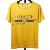 [Chuẩn auth] GG GU tee original fabric shirt ss18 - chuẩn authentic