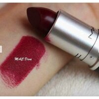 [CHUẨN AUTH] Son thỏi lì Mac Diva MAC 603 Diva màu đỏ rượu siêu cá tính son Mac Cosmetics Diva lipstick