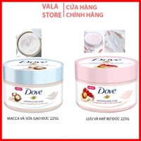 [Chuẩn Auth] Tẩy Tế Bào Chết Dove MACCA, Lựu Đỏ exfoliating body scrub 225ml