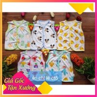 [Chuẩn] Combo 10 áo ghi lê cotton cho bé ( sỉ)