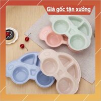 [Chuẩn] Combo 10 khay ăn dặm lúa mạch cho bé ( sỉ)