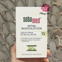 [Chuẩn Đức] Dung Dịch Vệ Sinh Phụ nữ Sebamed PH6.8 200ml  - Dành Cho PN tuổi 50+
