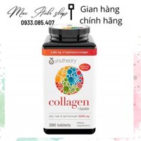 [Chuẩn hàng Mỹ] Viên uống Collagen Youtheory Advanced Formula type 1, 2 & 3 giúp làn da trắng hồng căng mịn 390 viên