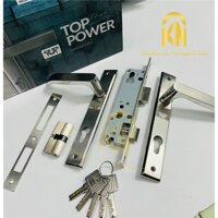 [Chuẩn INOX 304] Bộ khoá tay gạt cửa sắt-Nhôm TOP 6311SS
