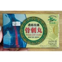 Chuẩn Loại 1.Thoái Cốt Hoàn Malaysia.Hộp 20 viên. Hỗ trợ xương khớp