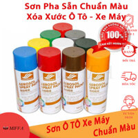 (Chuẩn Màu) Sơn xóa vết xước xe chuẩn màu - Sơn ô tô pha sẵn - Sơn ATM màu trắng, đen, đỏ mận,vàng cát, ghi bạc