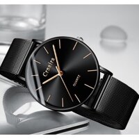 (CHUẨN MEN) Đồng Hồ Nam CRNAIRA JAPAN CC079 Máy SIÊU Mỏng Dây Thép Mành Cao Cấp