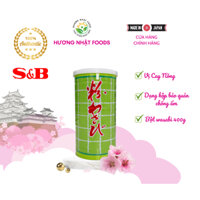 [CHUẨN NHẬT 100%] [DATE 2024] Bột Mù Tạt Xanh Wasabi S&B Nhật Bản 400G