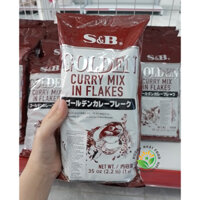 [Chuẩn Nhật] Cà Ri GOLDEN CURRY S&B Nhật Bản Vị Cay 1KG (Dạng bột vụn)