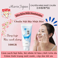 (Chuẩn Nhật,có bill) Sữa rửa mặt hada labo hadalabo tuýp xanh biển Chính Hãng nội địa Nhật Bản