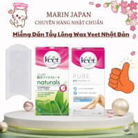 [Chuẩn Nội Địa] Miếng dán tẩy lông Veet Wax Strips Nội địa Nhật Bản Chính Hãng