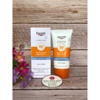(Chuẩn Pháp-50ml-HSD 2026) Kem chống nắng Eucerin Sensitive Protect Crème SPF50+ cho da thường, khô, nhạy cảm