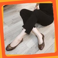 [Chuẩn Siêu Câp] Giày búp bê, Bệt LV khoá tròn fullbox + bill + túi giấy