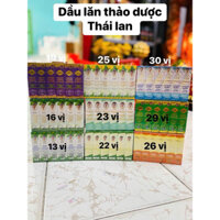 [CHUẨN THÁI] LỐC 12 CHAI DẦU LĂN OTOP CÁC VỊ THẢO DƯỢC THÁI LAN 8ML