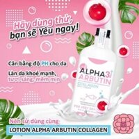 [Chuẩn Thái] Sữa Tắm Trắng Da Dưỡng Ẩm Alpha Arbutin 350ml - Kem tắm dưỡng trắng da Alpha Arbutin