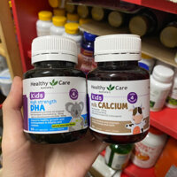 [Chuẩn Úc 2026-2027] Canxi Milk Calcium + DHA Healthycare, bổ sung canxi và DHA cho bé