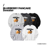 CHUBBIE © BLUE PANCAKE Sweater - Áo Sweater in hình bánh Pancake, chất liệu nỉ bông, form xuông rộng unis