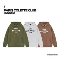 CHUBBIE © PARIS COLETTE CLUB Hoodie - Áo Hoodie in chữ, chất liệu nỉ bông, form xuông rộng unisex