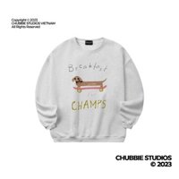 CHUBBIE © SKATEDOG Sweater - Áo Sweater in hình , chất liệu nỉ bông, form xuông rộng unisex