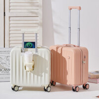 Chức Năng Mới Hành Lý Nhỏ Lên Máy Bay Mini18Inch Xe Đẩy Vali Trẻ Em Vali Du Lịch Hộp Mật Khẩu Hợp Thời Trang