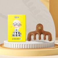 Chúc ngủ ngon Bóng đèn nhỏ Bạch tuộc nhỏ Massage năm ngón Lược gỗ nguyên khối Lược rộng năm móng vuốt Máy mát xa tiện lợi TY06