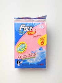 Chùi nồi cước “Poly-Brite Ultra” – 6 cái/bịch