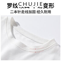 CHUJIE áo phông áo thun nữ croptop baby tee Cổ điển Fashion Fashion Comfortable WCS2451E07 28Z240707