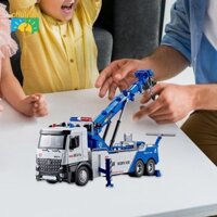 Chulisia 1 / 24 Cần Cẩu Xe Tải Đồ Chơi Cho Trẻ Em Bé Trai Bé Gái Quà Tặng Sinh Nhật Kỹ Thuật Xe Đảng