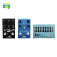 chulisia Bộ khuếch đại bàn đạp Reverb kỹ thuật số đa năng Hiệu ứng âm thanh cho đàn Guitar điện