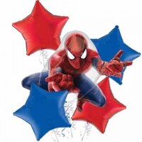 Chùm Bóng Trang Kim Người Nhện Spiderman (5 quả)