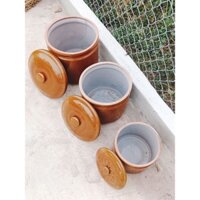 Chum gạo Bát Tràng, lu gạo phong thủy, vại muối dưa cà, khạp đựng muối, size 20 lít🍃🍃