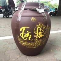 Chum ngâm rượu Bát Tràng 10L/15L/20L/30L, HÀNG VẼ KỸ LOẠI 1 BÁT TRÀNG, chum sành không tráng men