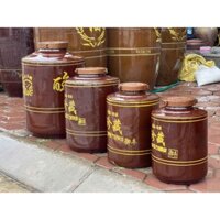Chum Ngân Rượu 12L - 20L - 30L - 60L - Bình Ngâm Rượu Gốm Sứ Cao Cấp