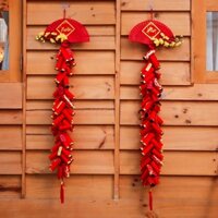 Chùm Pháo Giấy Mô Hình PG03 Dài 130cm Trang Trí Decor Tết