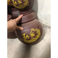 chum rượu sành 5 lít, chum sành đựng rượu (sứ bát tràng )
