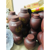chum rượu sành, hũ rượu sành bát tràng 3l,4l,5l