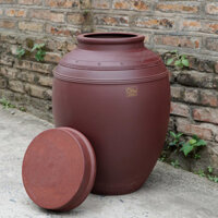 Chum sành Bát Tràng 100 lít 1 nắp