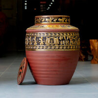 Chum sành Đông Sơn 50 lít dát vàng