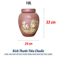 Chum Sành Đựng Gạo Không Tráng Men Nhiều Kích Thước - Bát Tràng Đương Đại