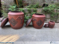 Chum sành đựng gạo tài lộc 1kg