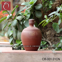 Chum sành ngâm rượu 1 lit cổ nhỏ