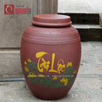 Chum sành ngâm rượu 100 lit Tài Lộc 1 nắp