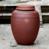 Chum sành ngâm rượu 50 lit 1 nắp