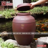 Chum sành ngâm rượu 50 lít 2 nắp