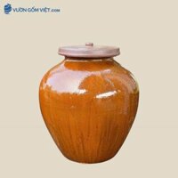 Chum Sành Ngâm Rượu Có Tráng Men Nắp Lớn 50 Lít